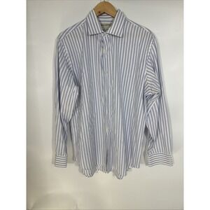 Banana Republic Men's Stripped‎ Shirt Large Size 16-16 1/2 Long Sleeve